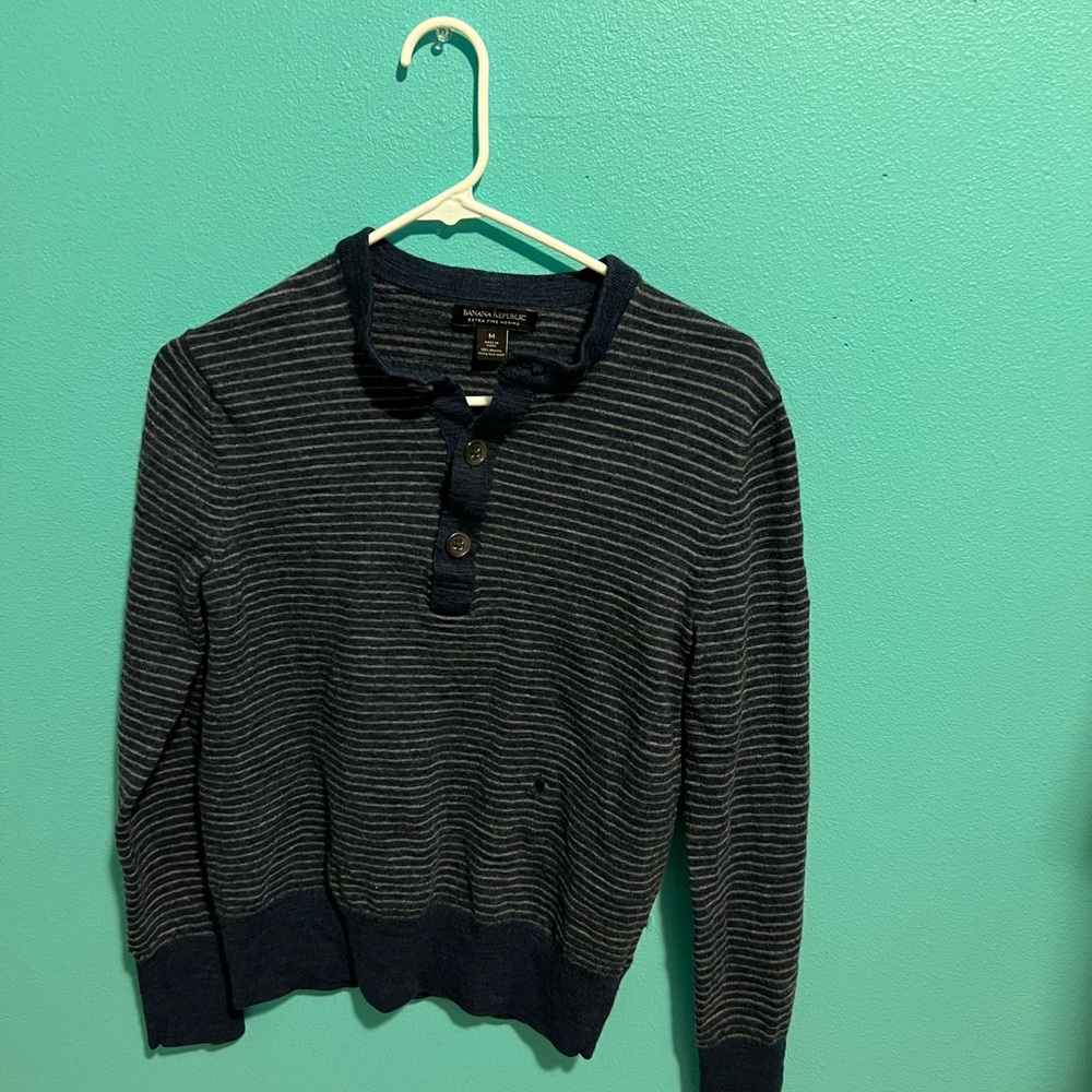 2 Buttons Up Long Sleeve Sweaters